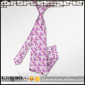 Digital printed flower necktie